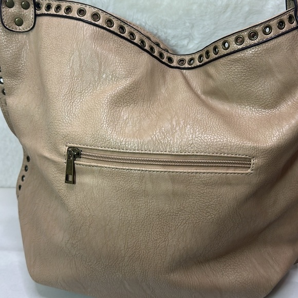Cato Hobo Shoulder Bag Cream Color - Picture 3 of 11